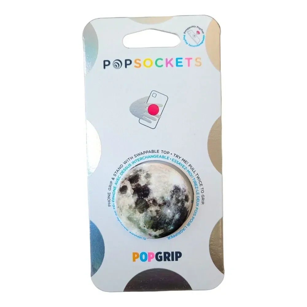 Popsockets Moon Phone Grip PopSocket Popgrip 800454 PG Moon BK